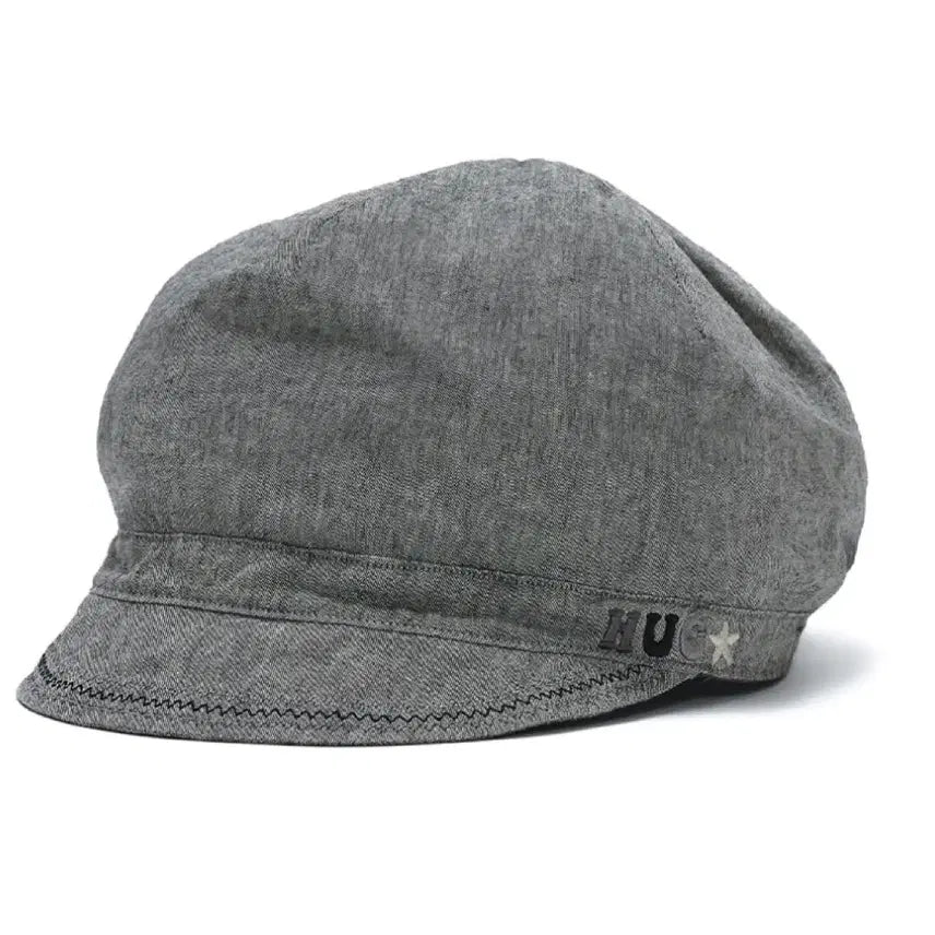 [BUNJANG] HugYourSkin Washed Denim Newsboy Cap - Black / 허그유어스킨 Washed denim newsboy cap (Black)