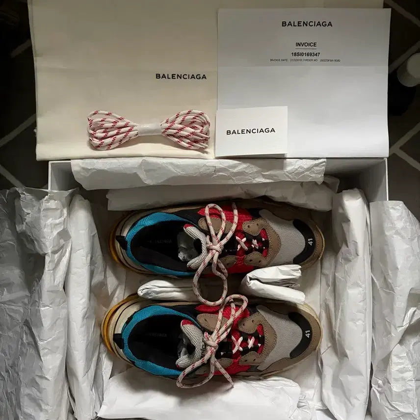 [BUNJANG] Balenciaga Triple S Multi Sneakers / 발렌시아가 트리플S 멀티 41사이즈