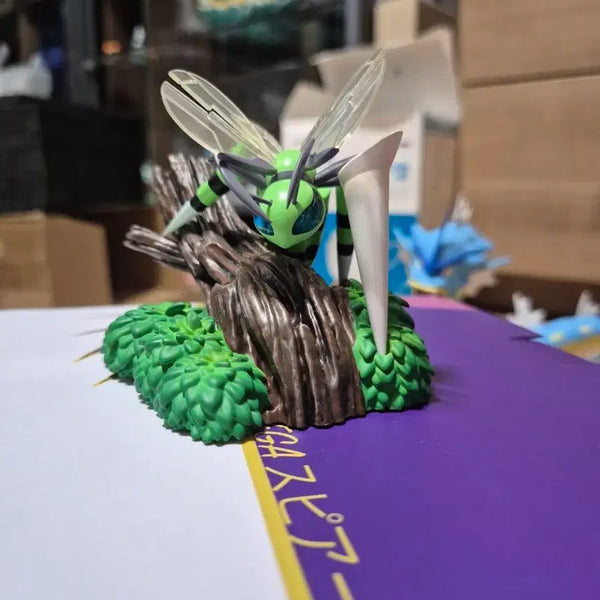 [BUNJANG] AS Studio Shiny Mega Beedrill Pokemon Resin Figure / as 스튜디오 메가 독침붕(이로치/포켓몬레진 피규어)