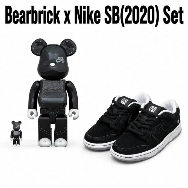 [BUNJANG] Nike x Bearbrick 2020 100% & 400% + Nike SB Dunk Low TD / 택포 42.5) 베어브릭x나이키 SB(2020)+ 덩크로우 Set