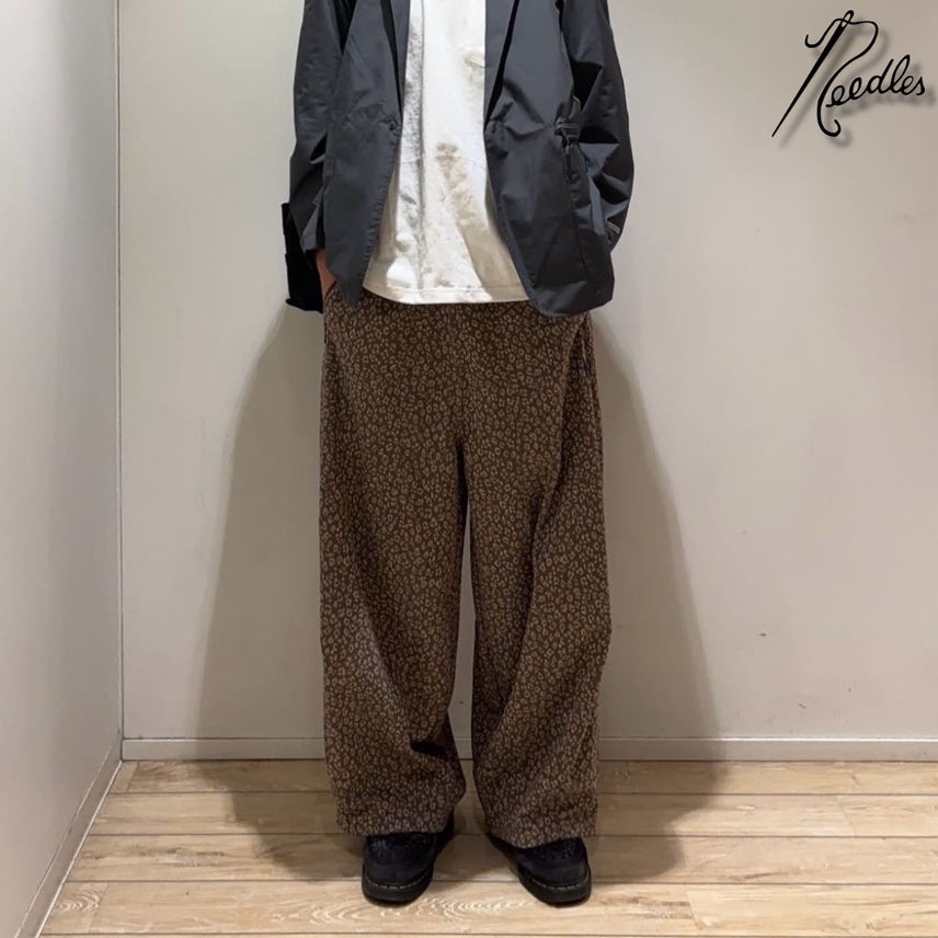 [BUNJANG] Needles HD Track Pants - Polyester Smooth Leopard (FREAK'S STORE Collaboration) / 니들즈 HD 트랙팬츠 폴리스무스 레오파드 프릭스스토어