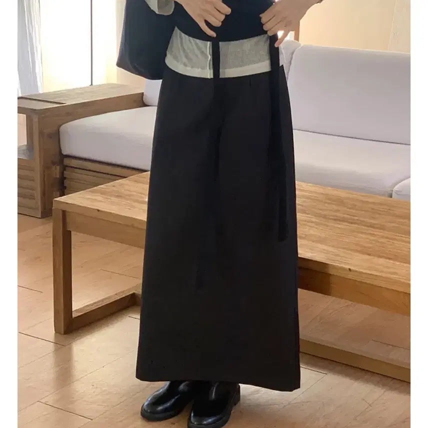 [BUNJANG] Marynaround Classic Chacha Long Skirt S / 메리어라운드 클래식 차차 롱치마 S