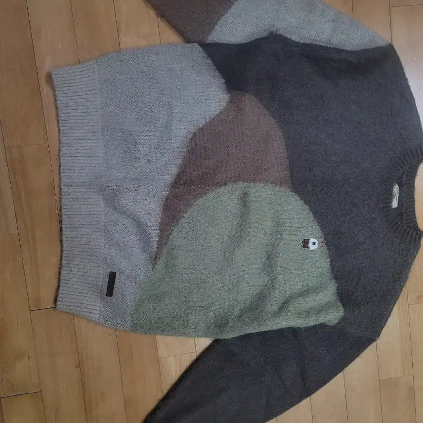[BUNJANG] Mixed Color Knit Sweater / 니트스웨터