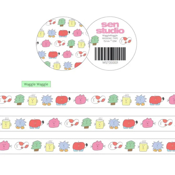 [BUNJANG] Sen Studio Wagu Wagu Masking Tape (1M) / *단일*센 스튜디오 마테