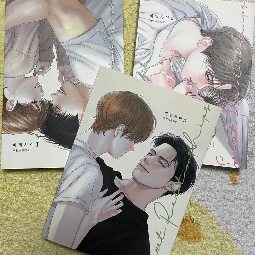 [BUNJANG] Bimil Sai Volume 1-3 Books / 비밀사이 단행본 1-3권(소책자포함)