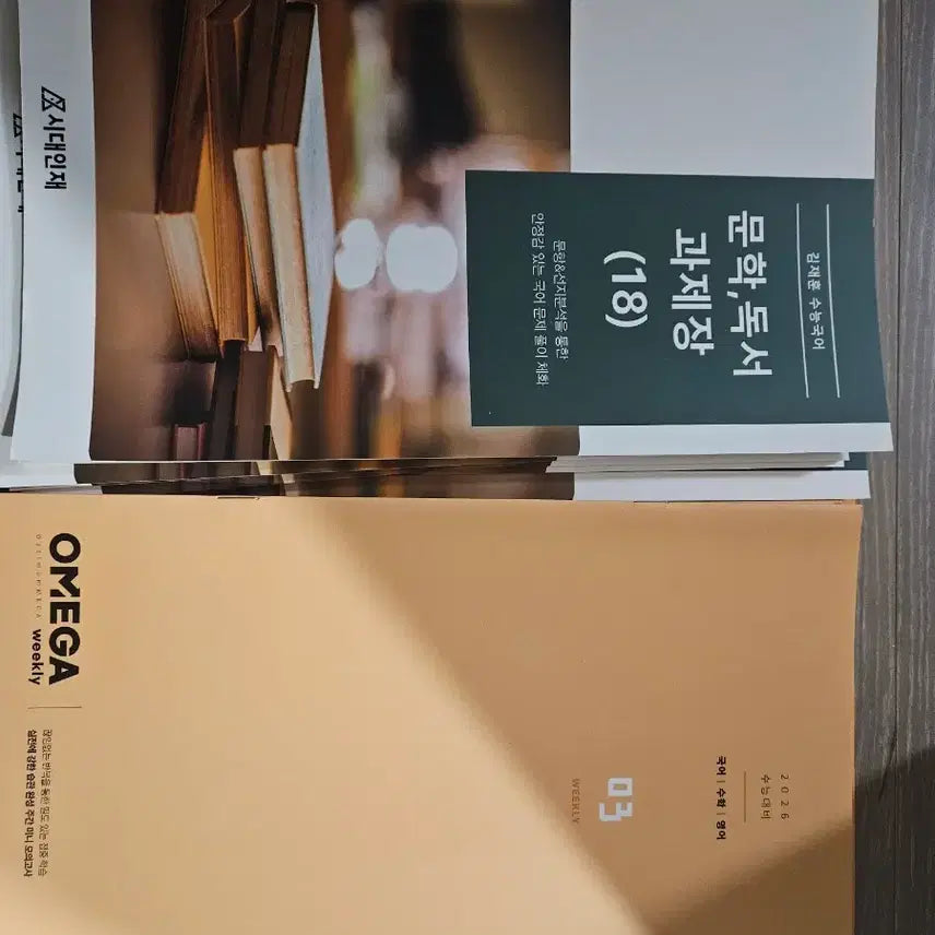 [BUNJANG] Kim Jae-hoon Literature & Reading Assignments (7), Hansu Daily (5), Omega Weekly (5) / 시대인재  김재훈 문학독서 과제장 7회분+한수데일리 5회분+오메가위클리5