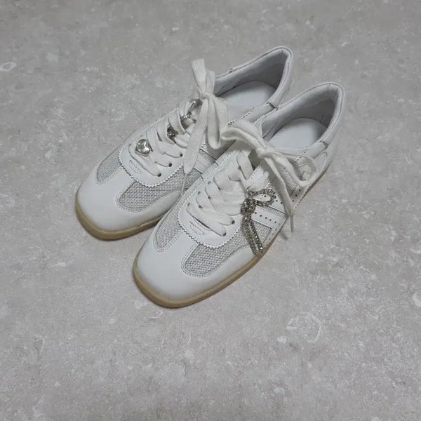 [BUNJANG] Lanvin Flash Crystal Sneakers / 2024년식) 랑방 - 플래쉬 크리스탈스니커즈 240