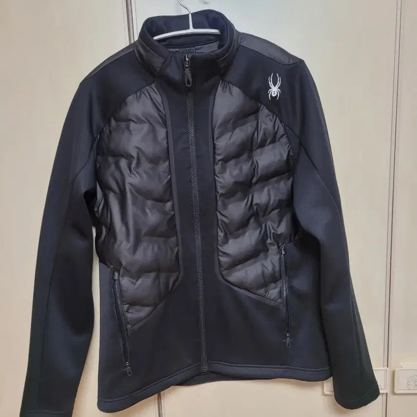 [BUNJANG] Spider Black Padded Zip-up Jacket / 스파이더 블랙 패딩 집업 자켓