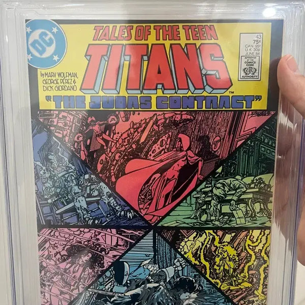 [BUNJANG] DC Comics Teen Titans #43 CGC 9.4 Marv Wolfman Signed / DC 틴 타이탄스 #43 CGC 9.4 마브 울프먼 친필사인 인증