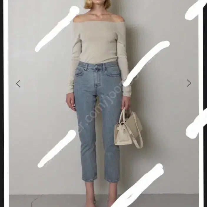 [BUNJANG] FYEO Lena Denim Grayish Blue Jeans / FYEO 포유온 Lena Denim 그레이시 블루
