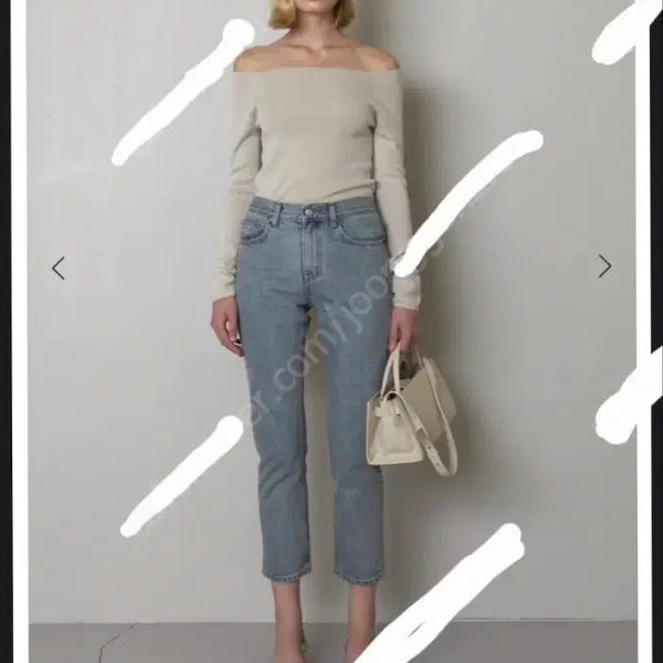 [BUNJANG] FYEO Lena Denim Grayish Blue Jeans / FYEO 포유온 Lena Denim 그레이시 블루