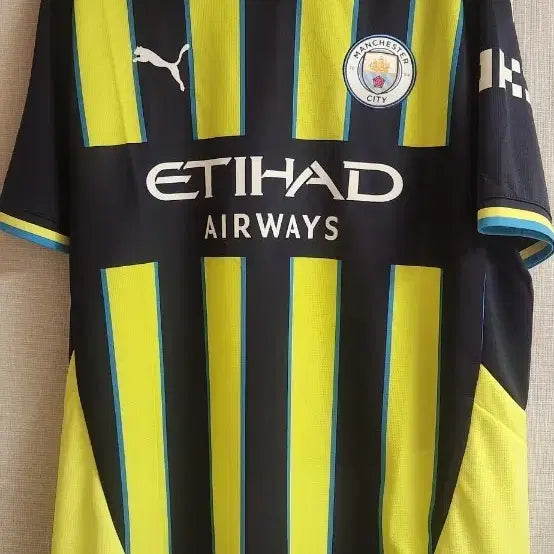 [BUNJANG] Manchester City 24/25 Away Authentic Jersey XL / 맨시티 24 25 어웨이 도쿠 XL 정품