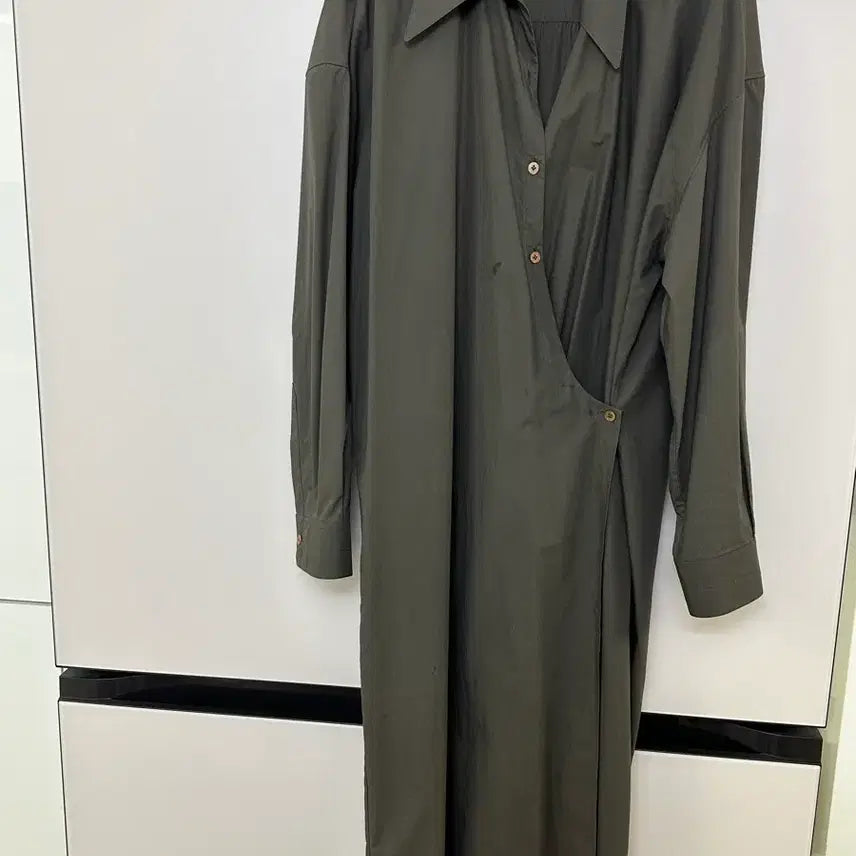 [BUNJANG] Lemaire Twist Long Dress Khaki Size 38 / 르메르 트위스트 원피스