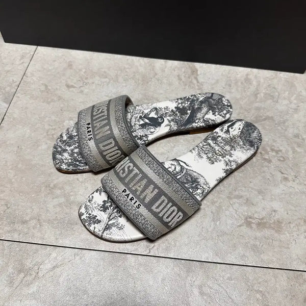 [BUNJANG] Dior Women's Mule Slippers - Size 38 / 디올 여성 뮬 슬리퍼 38 사이즈