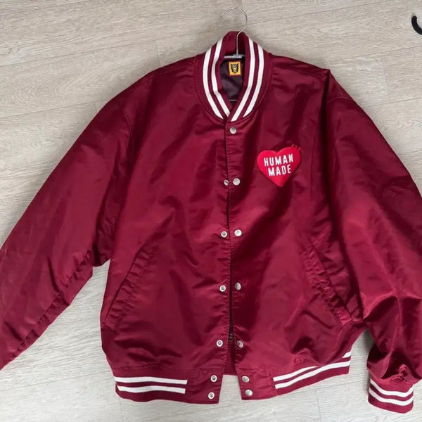 [BUNJANG] Human Made Nylon Stadium Jacket M / 휴먼메이드 나일론 스타디움 자켓 m