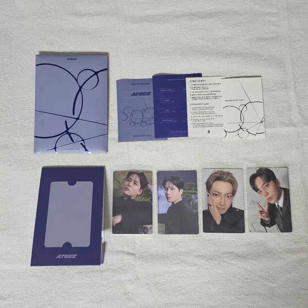 [BUNJANG] ATEEZ Jongho Golden Hour Part.4 Photocard Album (A Ver.) Set / 에이티즈 골든아워 part.4 포카앨범(A.ver) 종호 세트