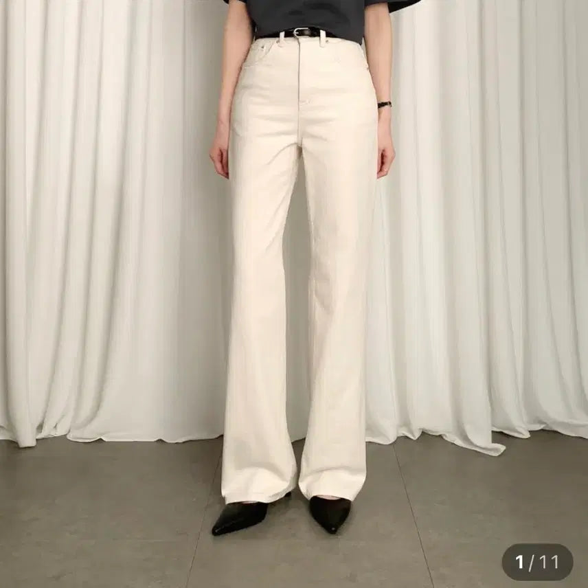 [BUNJANG] Saesak Rodev HARU Denim Pants (Oatmeal) EXD M Side / 사색 로데브 HARU 데님 팬츠 (오트밀) EXD M사이드