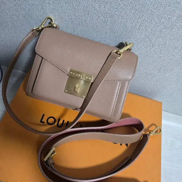 [BUNJANG] Carlyn Beige Tote Bag Shoulder Bag / 칼린  베이지 토트백 숄더백