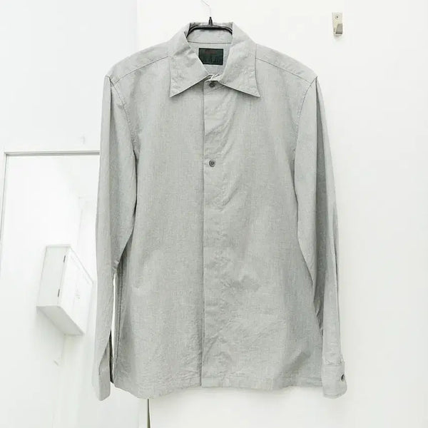 [BUNJANG] Yohji Yamamoto D'URBAN A.A.R Melange Cotton Shirt M / 요지야마모토 더반 AAR 멜란지코튼 셔츠