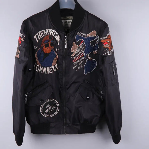 [BUNJANG] The Madness Embroidered MA-1 Bomber Jacket (M) / 더매드니스 엠브로이드 MA-1 봄버 자켓 (M)