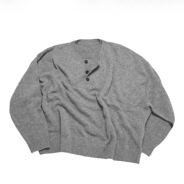 [BUNJANG] MJD Contrast Neck Cash Crop Knit / [M] mjd CONTRAST NECK CASH CROP KNIT