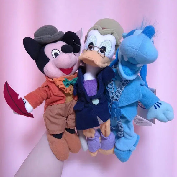 [BUNJANG] Disney "Mickey's Christmas Carol" Plush Doll Set / 빈티지 디즈니 인형 - 미키의 크리스마스 캐롤 인형 SET