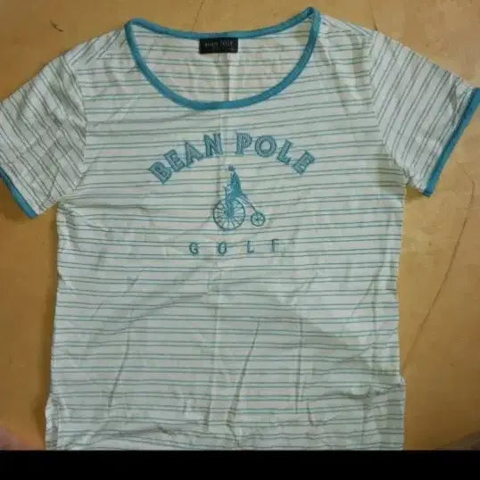 [BUNJANG] Beanpole Golf Striped Short-Sleeve T-Shirt / 빈폴 골프 스트라이프 반팔 티셔츠