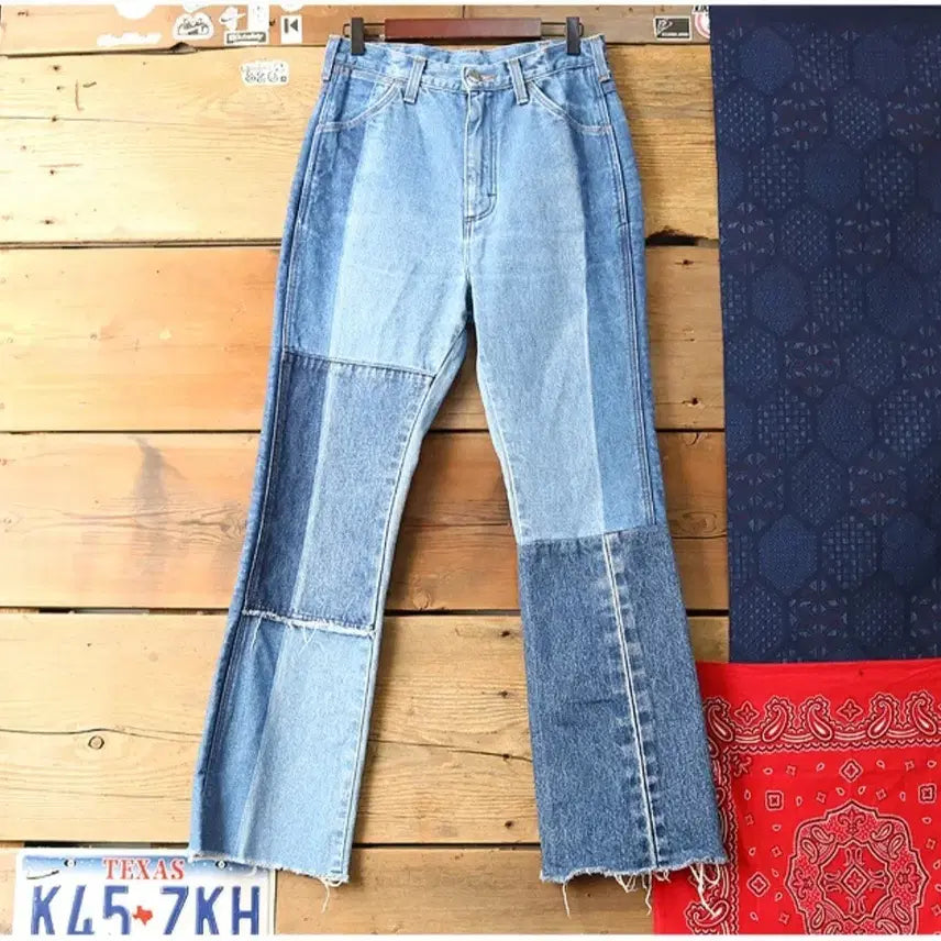 [BUNJANG] Wrangler Vintage Custom Bootcut Denim Pants / 일본판 wrangler 랭글러 빈티지 부츠컷 커스텀 데님팬츠