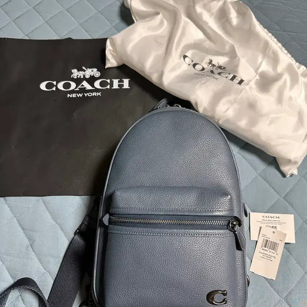 [BUNJANG] Coach Charter Pack CP162 Sling Bag / 코치 차터 팩 CP162 DDE 슬링백