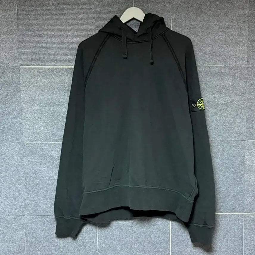 [BUNJANG] Stone Island Hooded Sweatshirt Black XL / -당일발송-스톤아일랜드 후드티