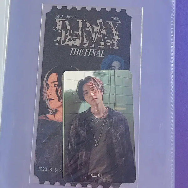 [BUNJANG] BTS Agust D D-DAY ARMY Zone POB Yoongi Photocard / 방탄소년단 AgustD 디데이 아미존포카 윤기