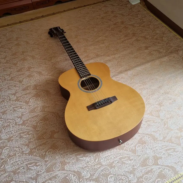 [BUNJANG] BR OM Body Acoustic Guitar / 연습용 통기타 입문용 사이즈작은 OM바디 기타 판매합니다