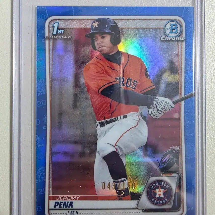 [BUNJANG] 2020 MLB Jeremy Peña Bowman Chrome Blue Refractor Rookie Card Houston Astros / 2020 mlb 제레미 페냐 바우만크롬 블루카드 휴스턴애스트로스
