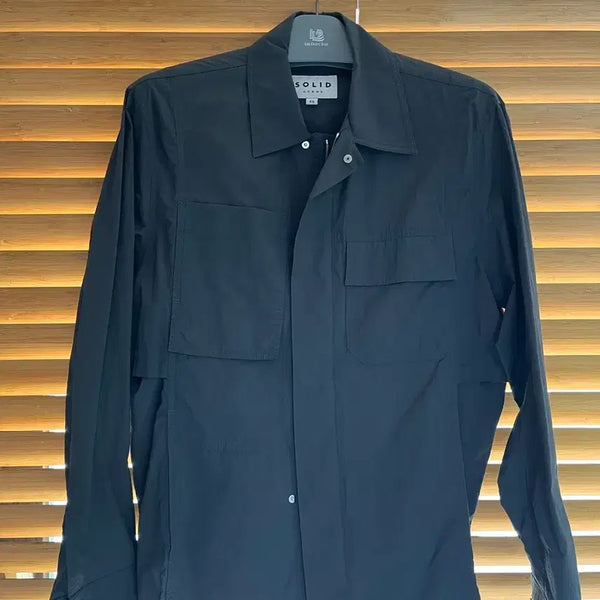 [BUNJANG] Solid Homme Gray Pocket Shirt Jacket 46 / 솔리드옴므 그레이 포켓 셔츠 자켓 46