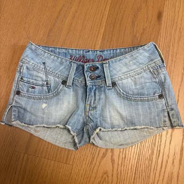 [BUNJANG] Tommy Hilfiger Denim Low Rise Hotpants / 타미힐피거 데님 로우라이즈 핫팬츠 tommy hilfiger denim