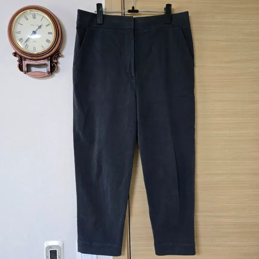 [BUNJANG] KUHO Tapered Fit Pants Charcoal Black / 구호(KUHO) 테이퍼드 핏 팬츠 블랙(차콜)