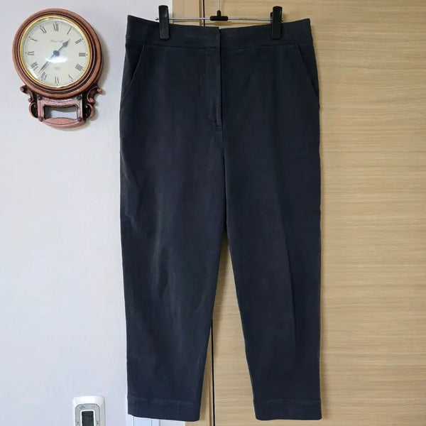 [BUNJANG] KUHO Tapered Fit Pants Charcoal Black / 구호(KUHO) 테이퍼드 핏 팬츠 블랙(차콜)