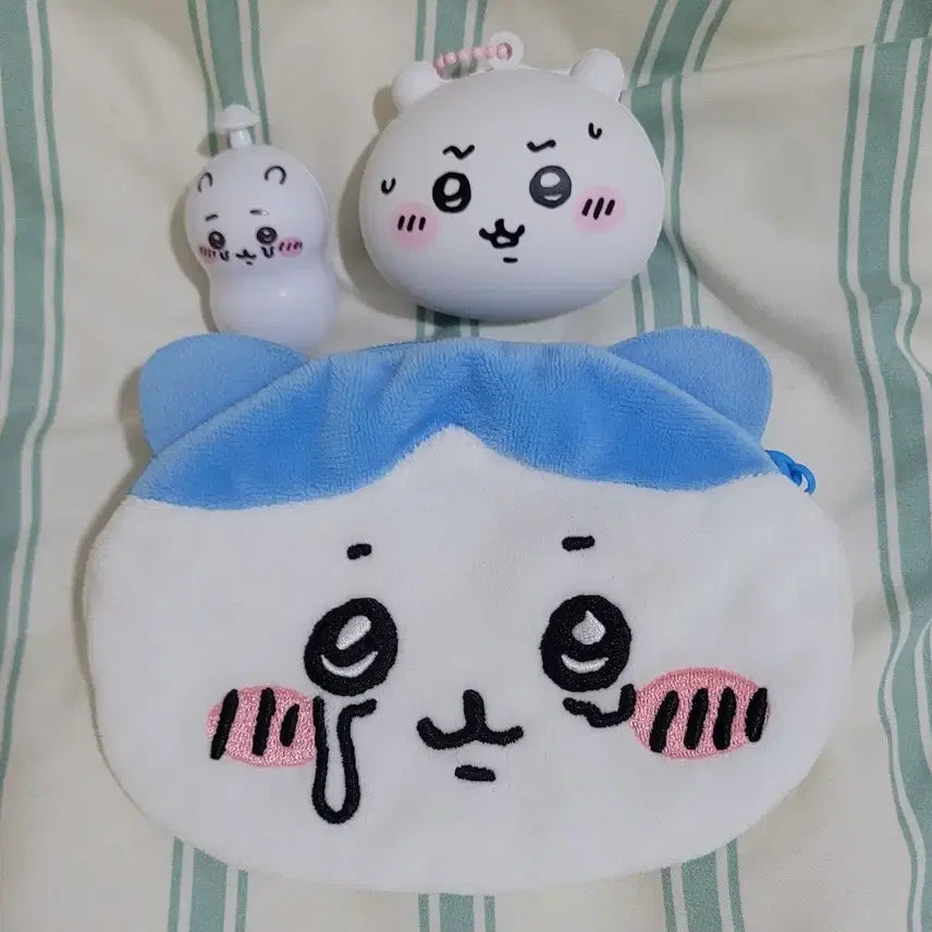 [BUNJANG] Chiikawa Okaoo Squeeze Pouch Bundle Set / 치이카와 오카오 스퀴즈+파우치 일괄
