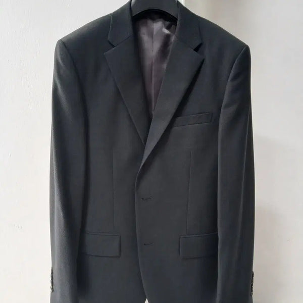 [BUNJANG] ZIG Men's Dark Gray/Navy Suit Jacket & Pants Set / 10000원 할인 이벤트 중 남자 정장 봄 가을 자켓 바지 드라이클리닝