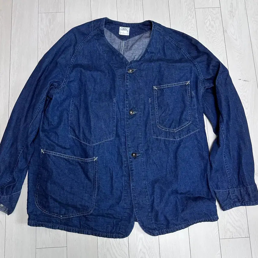 [BUNJANG] Post O'Alls 3124DV POS T 45DV 8oz Denim Jacket / 택포) 포스트오버롤즈 post45dv 8oz 데님 L사이즈 판매