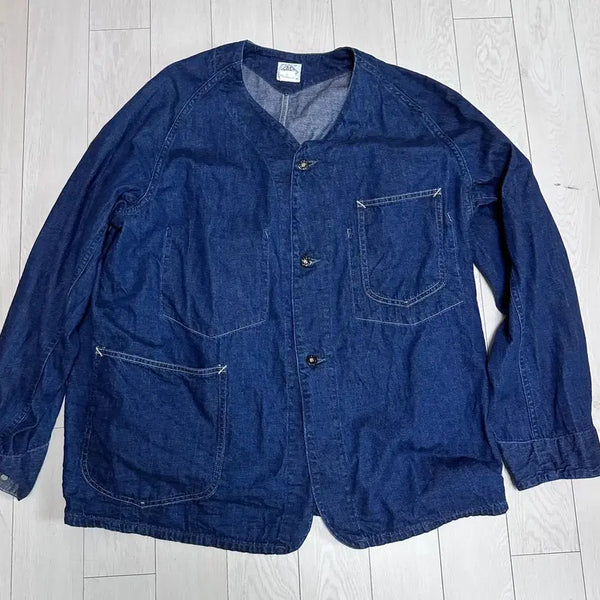 [BUNJANG] Post O'Alls 3124DV POS T 45DV 8oz Denim Jacket / 택포) 포스트오버롤즈 post45dv 8oz 데님 L사이즈 판매
