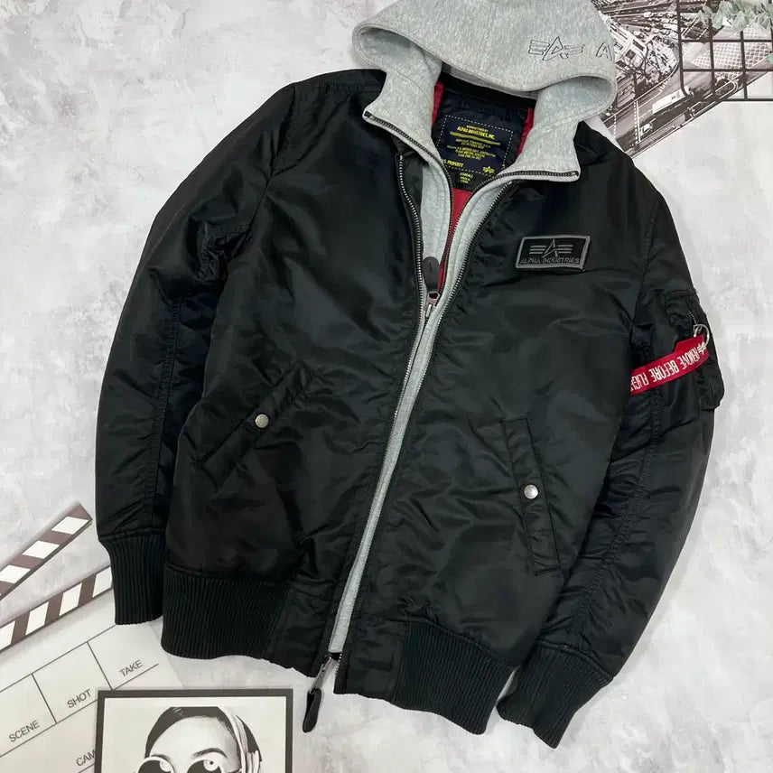 [BUNJANG] Alpha Industries MA-1 D-Tec Hooded Flight Jumper Jacket / 알파인더스트리(Alpha Industries)