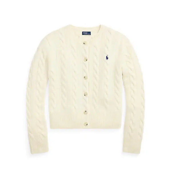 [BUNJANG] Polo Ralph Lauren Cable Knit Wool Cashmere Cardigan / 폴로 랄프 로렌 케이블 니트 울 캐시미어 가디건