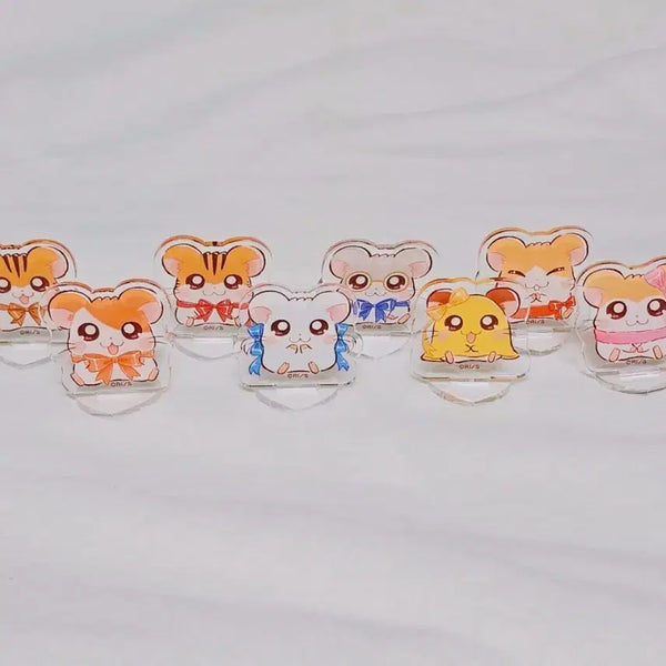 [BUNJANG] Hamtaro Acrylic Stand (Set of 8) / 방가방가 햄토리 아크릴 스탠드