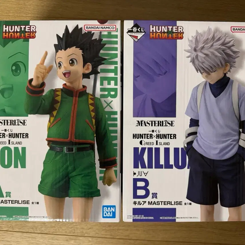 [BUNJANG] Ichiban Kuji Hunter x Hunter Greed Island Gon & Killua Set / 미개봉) 제일복권 헌터헌터 그리드 아일랜드 A상 곤 & B상 키르아 일괄
