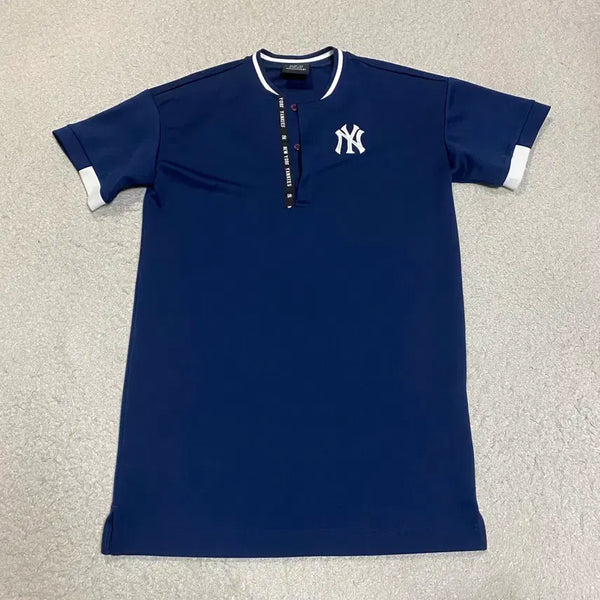 [BUNJANG] MLB New York Yankees Navy Short Sleeve Dress Size 85 / MLB 뉴욕 양키스 네이비 반팔 원피스 85