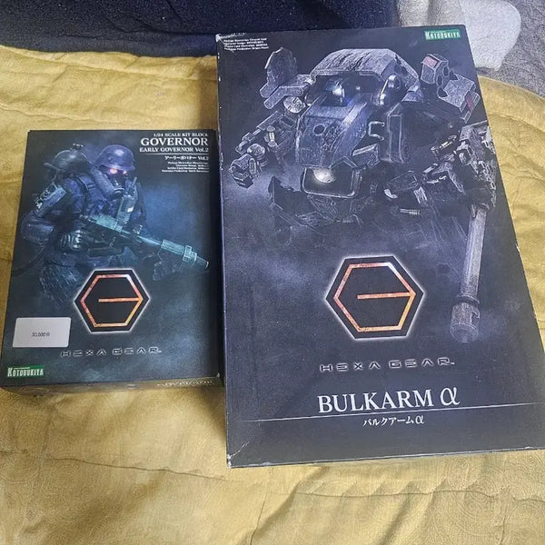 [BUNJANG] Kotobukiya Bulkarm Alpha & Early Governor with Boarding Unit Bundle Set (Sealed) / 코토부키야 벌크암 알파&탑승용 얼리 거버너 일괄 판매