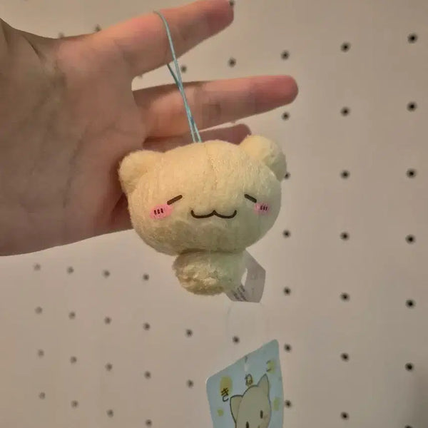 [BUNJANG] Mushroom Cat Classic Kineko Doll Strap Keychain / 버섯고양이 고전 키네코 인형 스트랩 키링