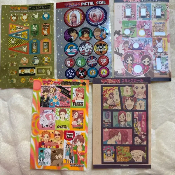 [BUNJANG] Love Complex Sticker Set / 러브콤플렉스 스티커 5종 판매 가격제시
