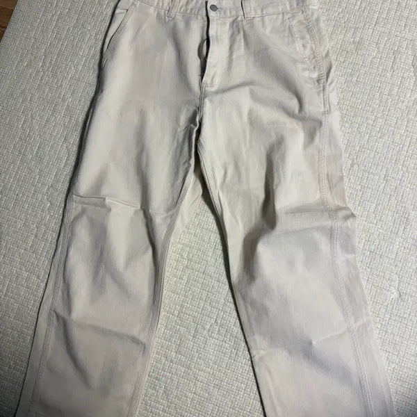 [BUNJANG] Carhartt Cotton Pants M / 칼하트 WIP Drewe 데님 팬츠 Natural